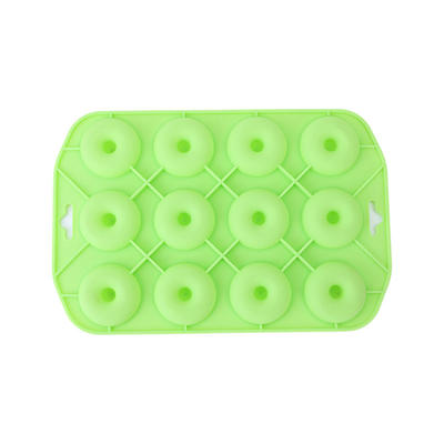 12 grids round Silicone Baking Pan Mold